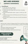 Loker Admin Jaksel Olx Hari Ini